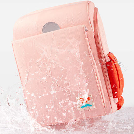 mideerMD63813D环腰背负功能书包-樱花粉 商品图4