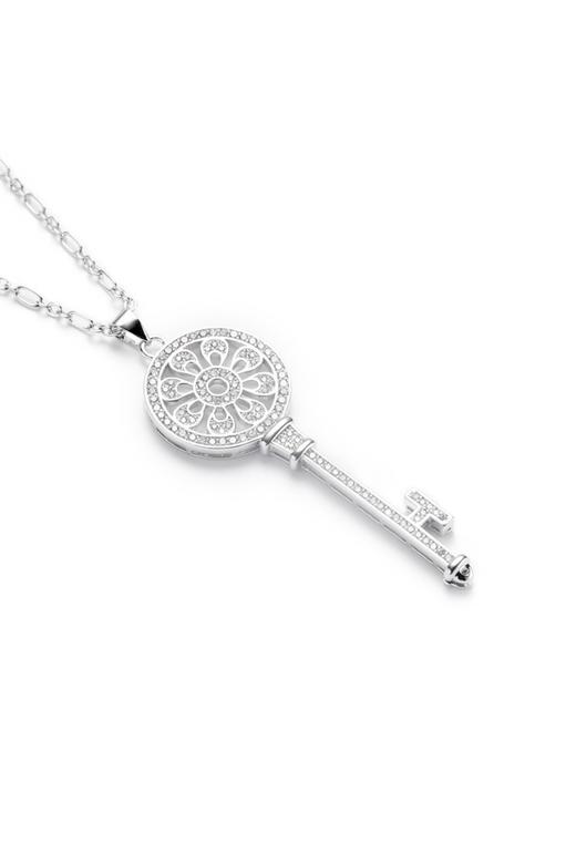 DEDE迪迪 花瓣钥匙吊坠项链 7998 商品图2