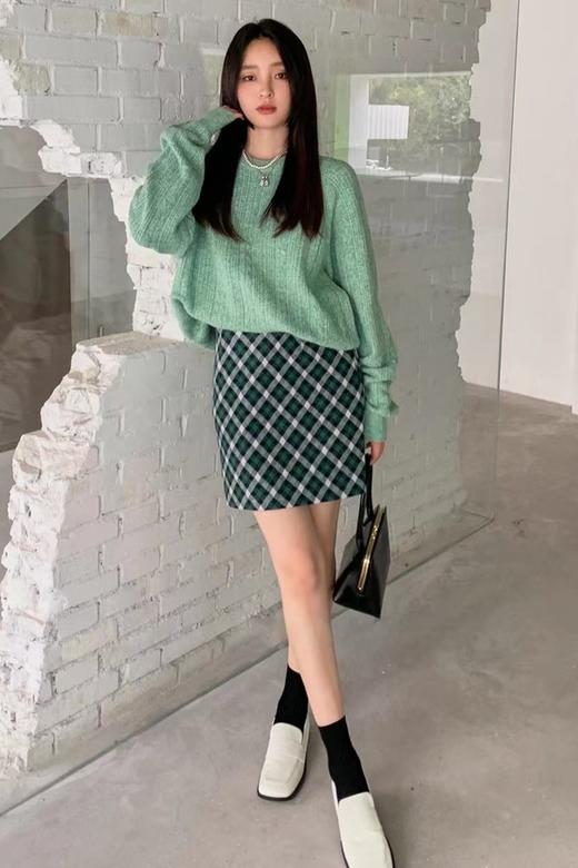 Stay2Weeks 格纹包臀A字半裙 14836 商品图2