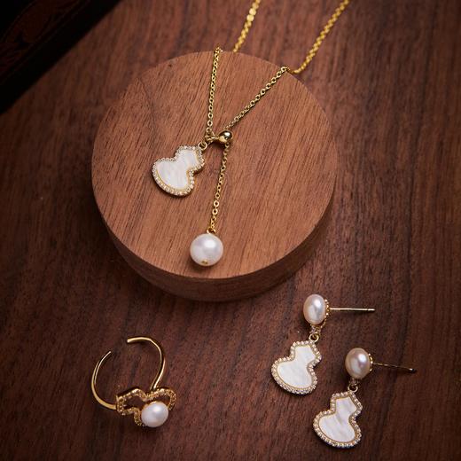 MANREYA玛芮雅新年珍珠首饰系列丨葫芦、醒狮造型设计款+淡水珍珠，寓意满满 商品图12