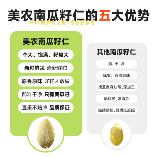 南瓜籽仁（一天一把直接吃，原食材不shang🔥） 商品图1