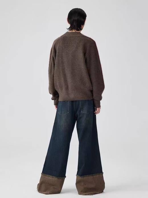 Simple Project/M24235/宽松荡领毛衣 商品图2