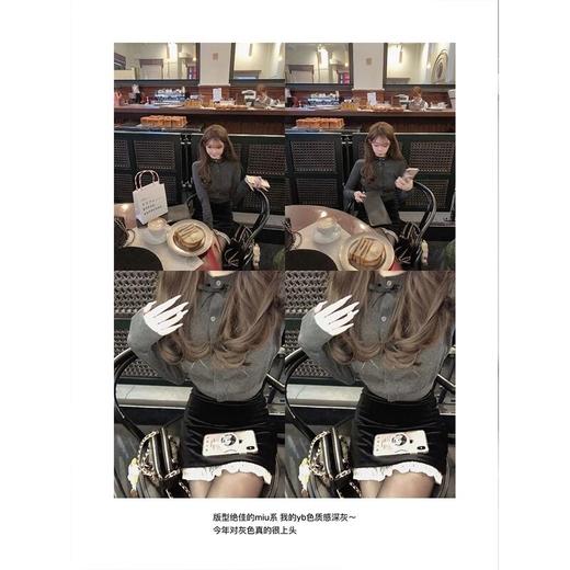 金蘑菇菇 XS码 新季MIU系针织小开衫 48支针 柔软细腻 贴身舒适又亲肤 商品图3