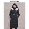 MAXRIENY精致优雅感羽绒服长款日字扣收腰设计24冬新款保暖外套女(货号:MF85DC751) 商品缩略图0