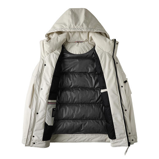 【特大码】【新款DPX】大依优型大码潮款工装连帽羽绒服鸭绒外套休闲胖子大码男休闲宽松加肥加大上衣300斤 商品图5