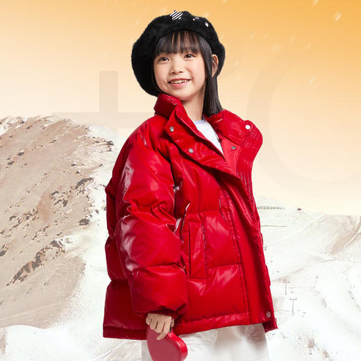 女童短款羽绒服冬季新款安奈儿童装EG445607 商品图2