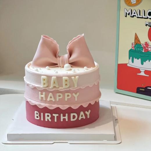 D016（浅粉翻糖蝴蝶结） 商品图0