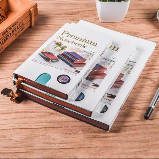 商务办公软皮记事本简约皮面本 66g/本（封皮颜色随机） 商品图0