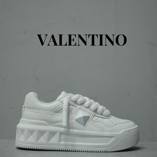 𝐕𝐚𝐥𝐞𝐧𝐭𝐢𝐧𝐨OPENSKATE小牛皮和织物运动鞋华伦天奴情侣款运动鞋系列（HC） 商品图0