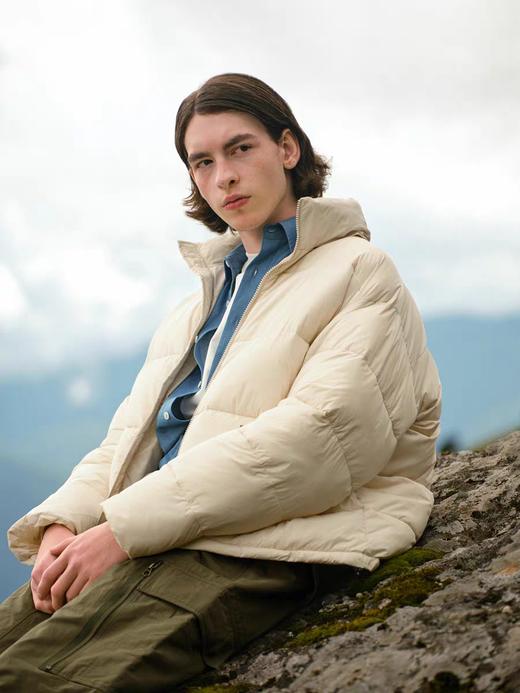 Evistub/E-4QWT557/隐藏帽立领加厚棉服 商品图2