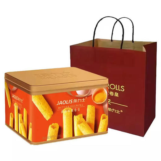 【两盒装立减20！角力士蛋卷礼盒装】咔嚓！咔嚓！超酥脆！层层轻薄蛋香浓，咬一口酥到掉渣，两种口味任选，春节送礼佳品，新年礼盒下午茶休闲食品L年货礼盒 商品图4