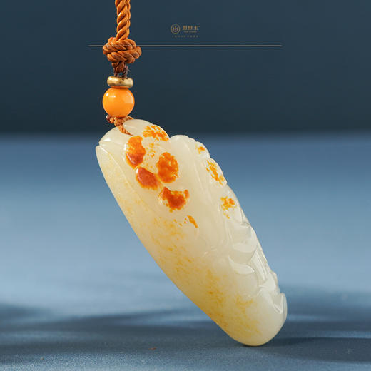 新疆国玉盟世玉和田玉挂件 郭海军老师作品 一路连科 商品图2