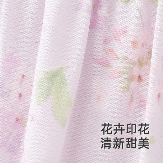【商场同款】英氏婴儿连体衣长袖透气春夏女宝牛奶丝润服婴儿衣服 商品图1