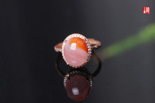 【熙卉】南红冰飘戒指 商品图1