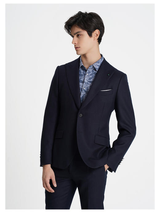 callisto藏青色绵羊毛西服 商品图3