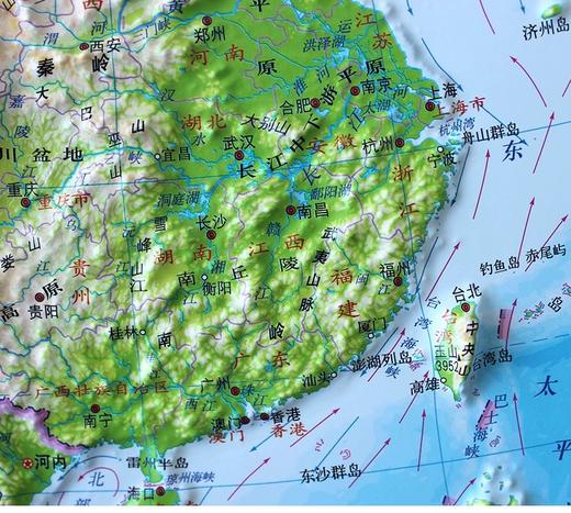 立体拼图套装   中国地形图   世界地形图 （16开） 商品图4