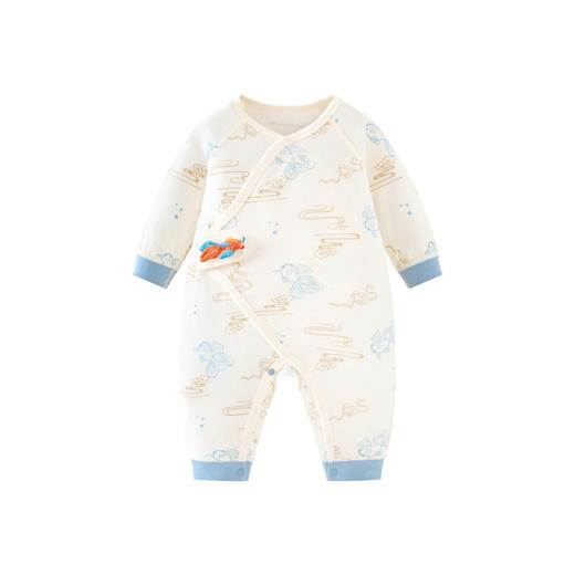 【新年季】迷你巴拉男女童纯棉连体衣宝宝国风拜年爬服联名款 商品图4