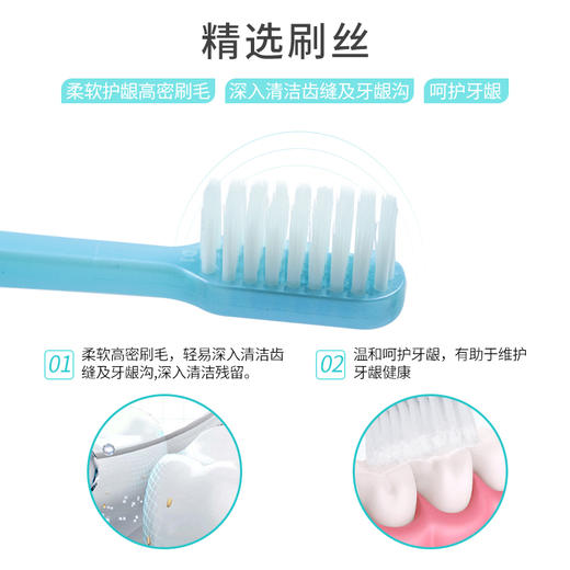 牙博士幻彩护龈软毛牙刷5支 商品图4