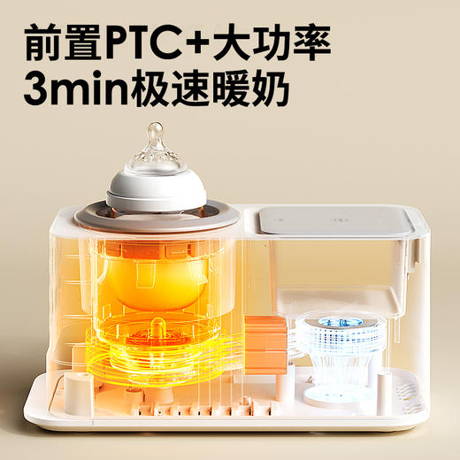 小白熊摇奶消毒组合机（旋风II）五合一暖奶+摇奶+解冻+消毒+保温 商品图3