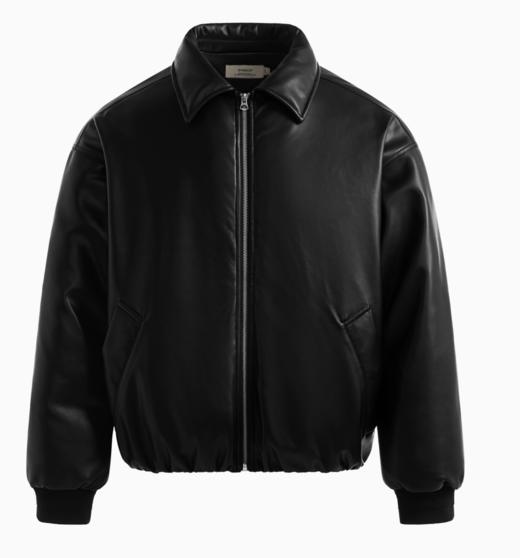 Evistub/E-4DWT918/复古短款美式皮衣夹克棉服 商品图4