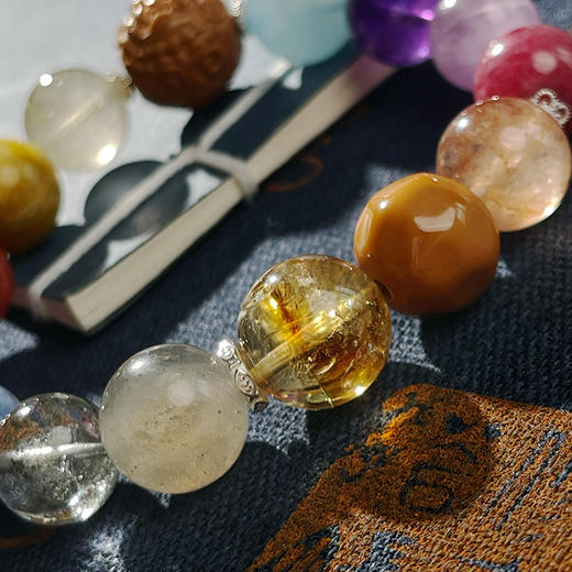 九紫多宝手链，珠径12 商品图2