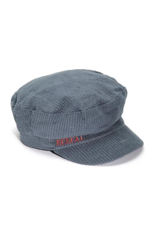 AVA 灰蓝色字母刺绣报童帽 7795 商品图1