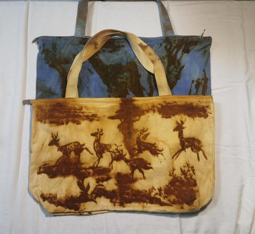 植语｜手工植物染帆布袋 商品图2