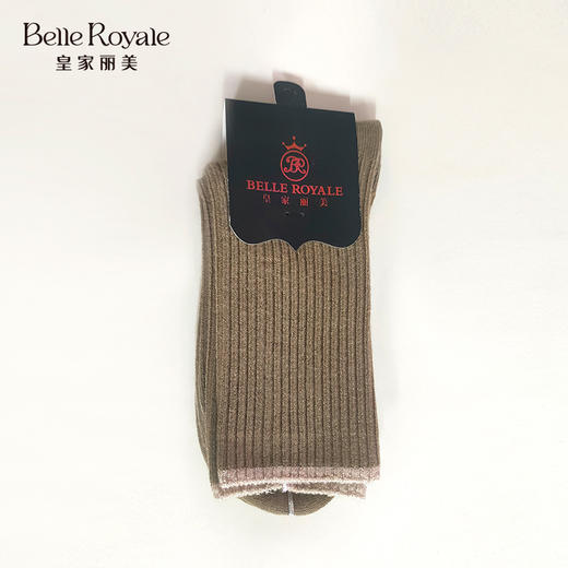 【42元5双，数量拍5可混拍】美拉德袜子女秋冬季中筒袜保暖加厚长袜冬季女士地板袜WZM3442WZM3448WZM3436 商品图6