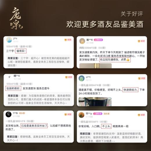 庞泉Q6清香型白酒42度白酒单瓶 商品图5