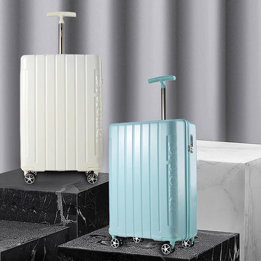 24寸外交官拉杆箱 湖镜蓝HM-61173-2【分仓直发，72小时发货，周末节假日不发货】 商品图1