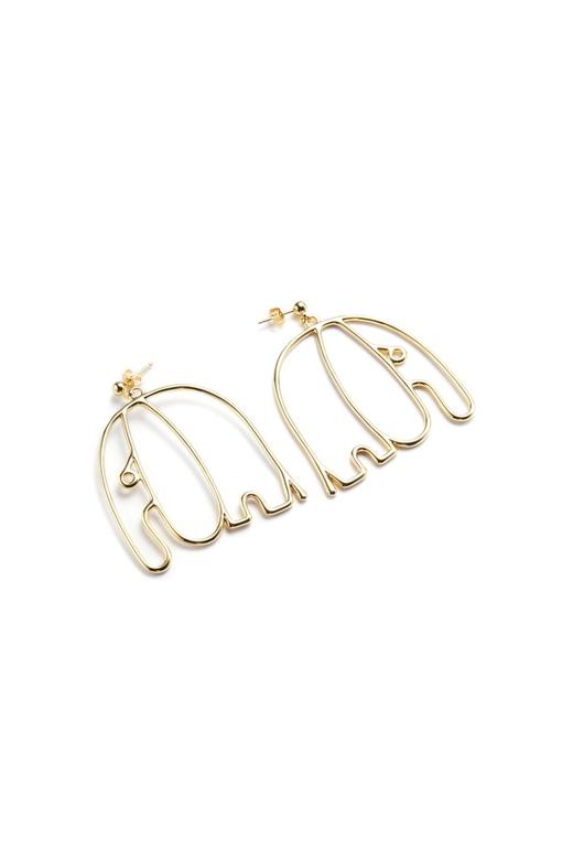 Time Made 动物造型复古耳环 8016 商品图2