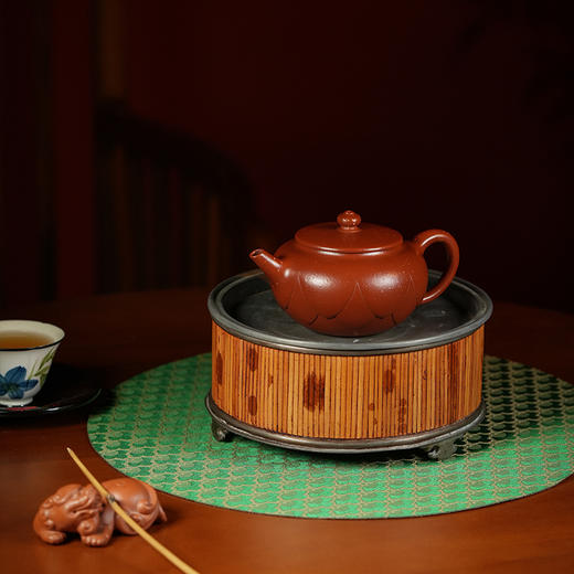 龙德堂陶艺 汤亚姣制《莲䢡》原矿大红袍 190cc 库存请咨询客服 商品图2