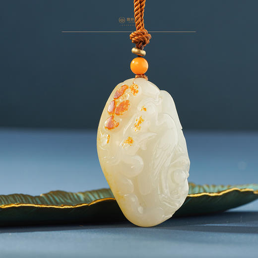 新疆国玉盟世玉和田玉挂件 郭海军老师作品 一路连科 商品图1