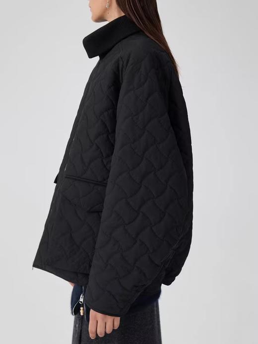 Simple Project/Y24264/罗纹领编织感绗缝棉服 商品图2