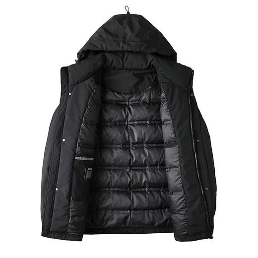 【特大码】【新款DPX】大依优型大码潮款工装连帽羽绒服鸭绒外套休闲胖子大码男休闲宽松加肥加大上衣300斤 商品图4