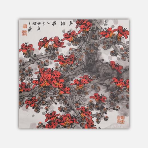 陈永锵国画70x70CM《豪气纵横》一4.41平尺手绘纸本宣纸国画作品[原作编号GH0323] 商品图0