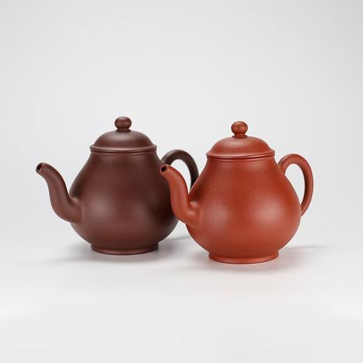 纯色紫砂壶经典陶坊小潘壶原矿手工中式家用泡茶壶功夫茶具可养 朱泥130cc 紫泥130cc 商品图0
