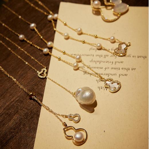 MANREYA玛芮雅葫芦珍珠首饰系列丨葫芦造型设计款+淡水珍珠，寓意满满 商品图4