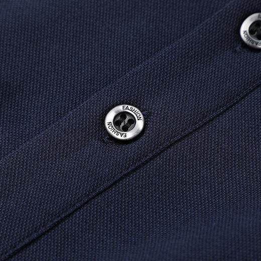 【加绒】【新款DG】大依优型大码加绒长袖Polo衫翻领男装加肥加大体恤大号上衣胖子 商品图6