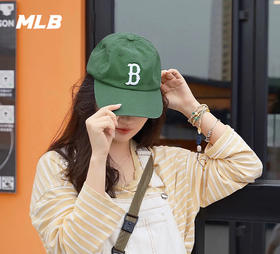 MLB帽子新款刺绣B标棒球帽男女情侣款遮阳鸭舌帽3ACP0502N