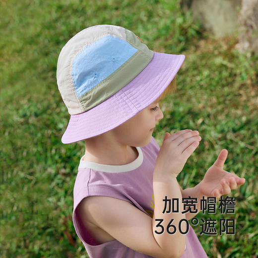 英氏婴儿帽子春夏季男童帽子2025新款男宝宝渔夫帽休闲百搭遮阳帽 商品图2