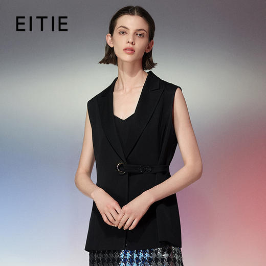EITIE爱特爱春季新款时尚修身时尚马甲外套7703418 商品图0