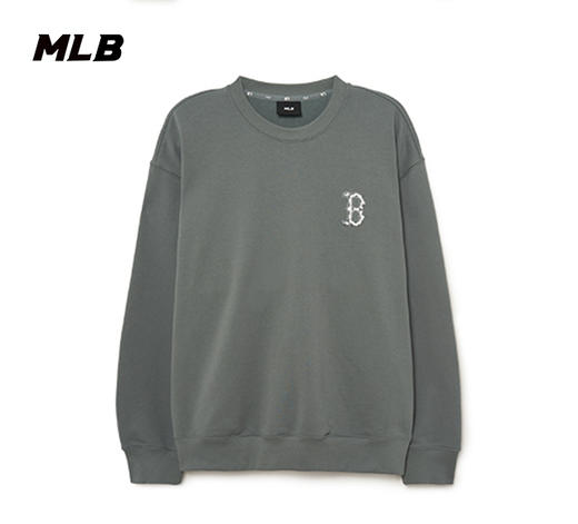 MLB男女情侣复古老花大logo套头卫衣休闲潮23秋季新款3AMTM1234 商品图2