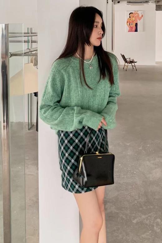 Stay2Weeks 格纹包臀A字半裙 14836 商品图3