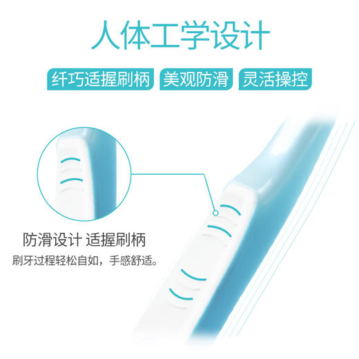 牙博士幻彩护龈软毛牙刷5支 商品图6