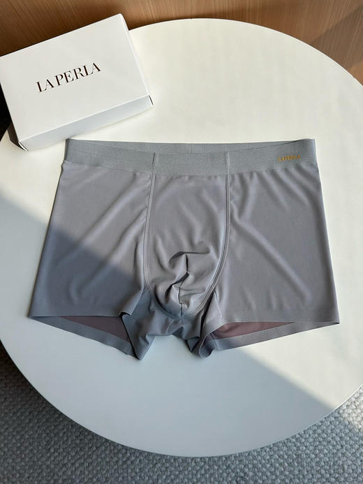 1112-1  家属福利 120S混纺冰丝双面男士内裤 平脚内裤三条装 商品图4