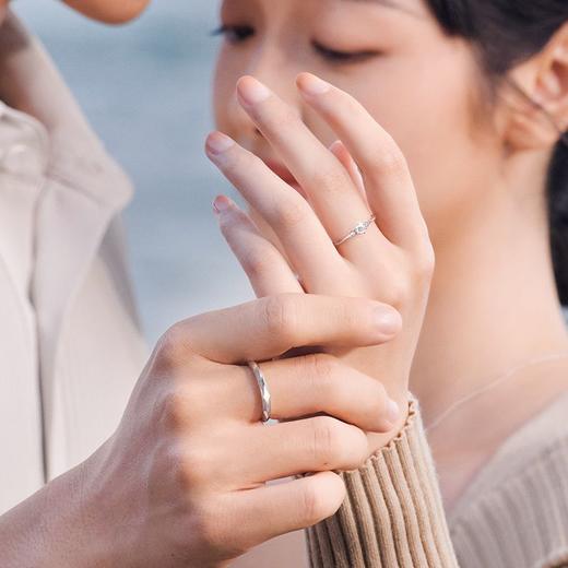 【培育钻石】Fanci范琦钻戒 为爱加冕钻戒 S925银镶嵌培育钻石 钻石戒指女生日告白礼物 商品图2