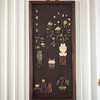 【已售】独角鹿西洋古董 20世纪初中国出品博古清供主题木胎百宝嵌挂屏一对 商品缩略图1