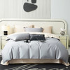 莱生活  全棉贡缎四件套-孔雀蓝/银空灰  200*230cm 商品缩略图0