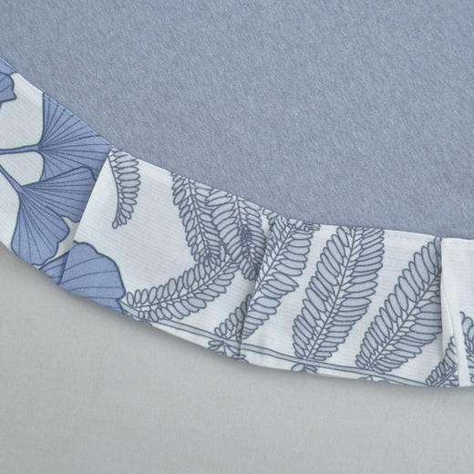 恒源祥Fazeya彩羊全棉磨毛四件套-舒雅风情(兰)（被套：200*230cm、床单：245*250cm、枕套：48*74cm*2）【分仓直发，72小时发货，周末节假日不发货】 商品图4